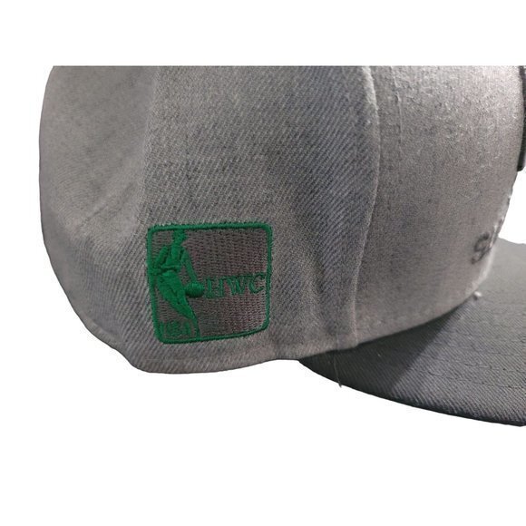 Seattle Supersonics Mens 7 1/4 Grey Hardwood‎ Classic New Era Hat - Picture 3 of 7